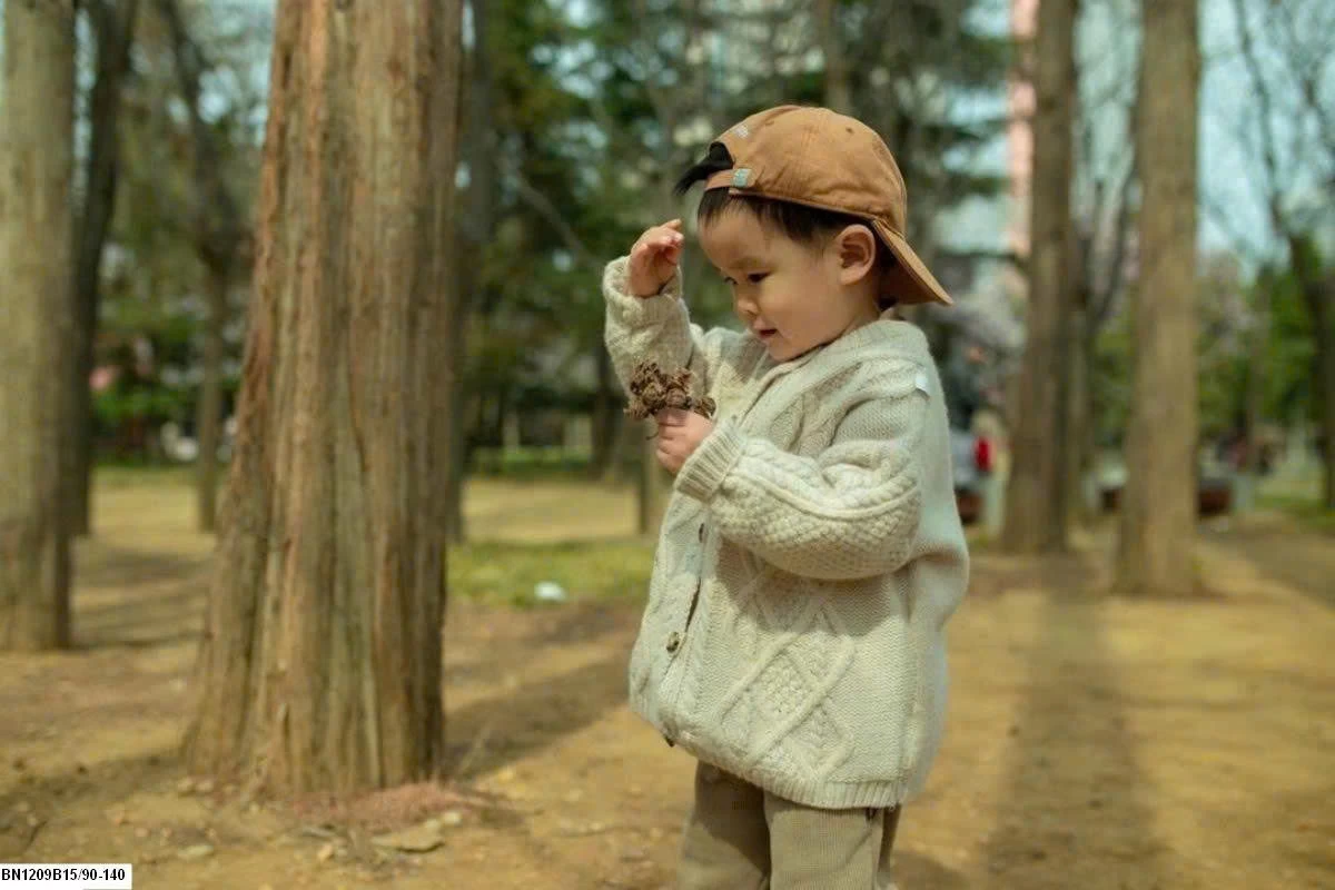 ÁO CARDIGAN LEN CHO BÉ GÁI