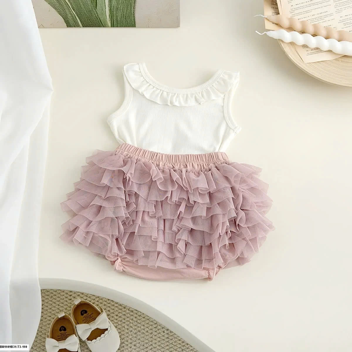 SÉT ÁO MIX QUẦN VÁY TUTU SIZE NHÍ