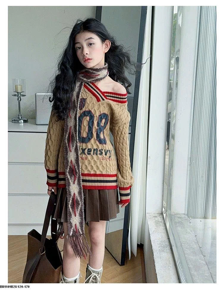 ÁO LEN CỔ TIM  SỐ 08