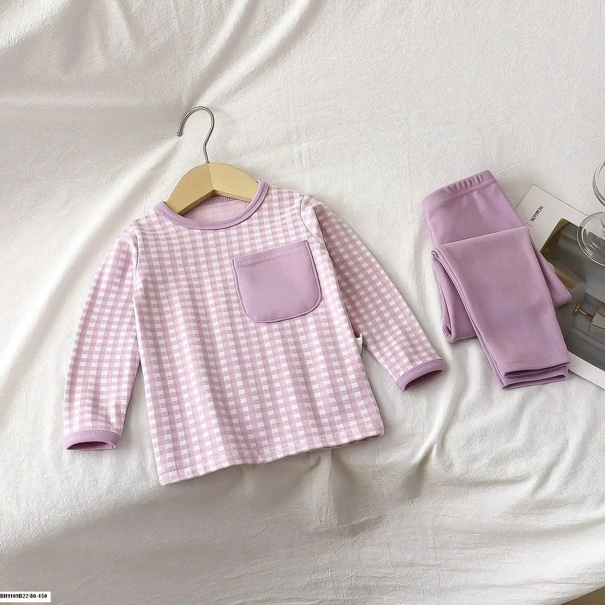 BỘ NỈ CARO CHO BÉ