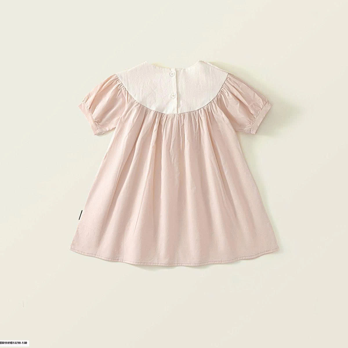 ĐẦM HỒNG CỔ REN NHỌN  PREMIUM