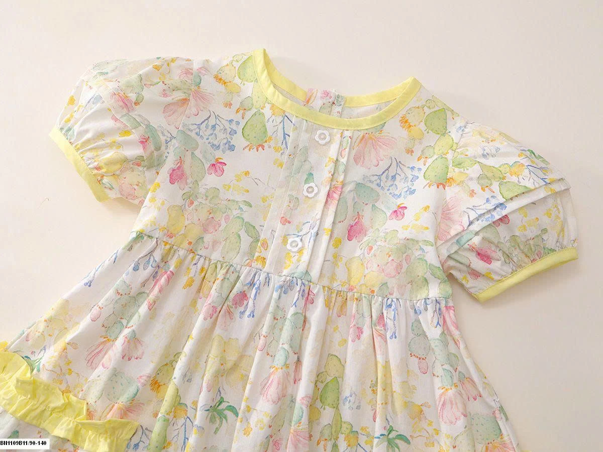 ĐẦM HOA TAY BỒNG  PREMIUM