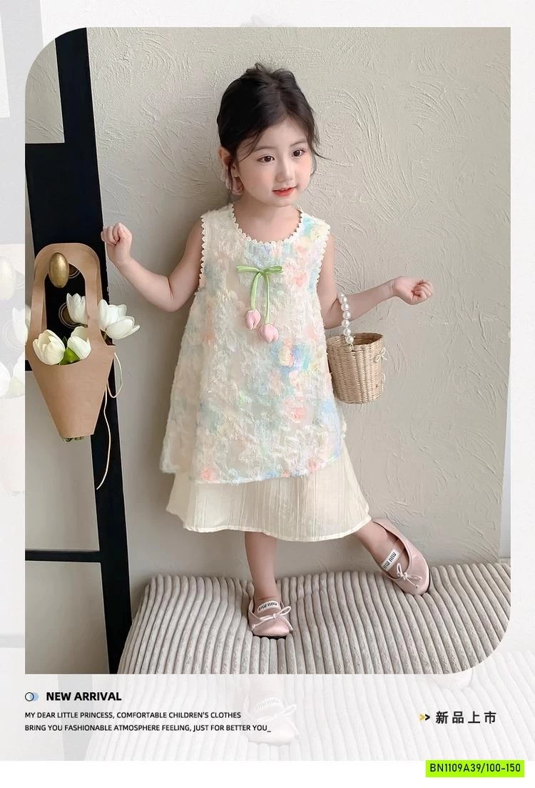 VÁY SƯỜN XÁM HOA