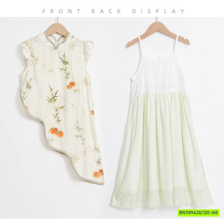 ĐẦM CỔ TRANG CÁCH TÂN 2 CHI TIẾT