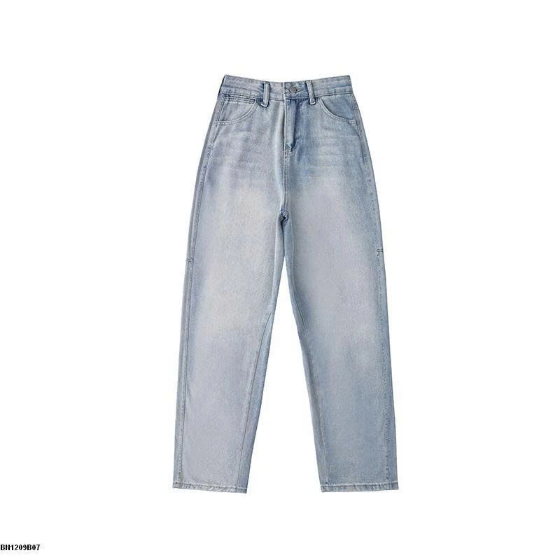 QUẦN JEANS NỮ ỐNG SUÔNG