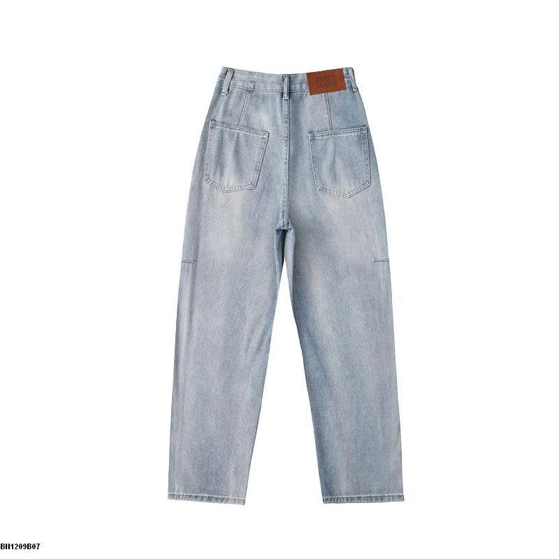 QUẦN JEANS NỮ ỐNG SUÔNG