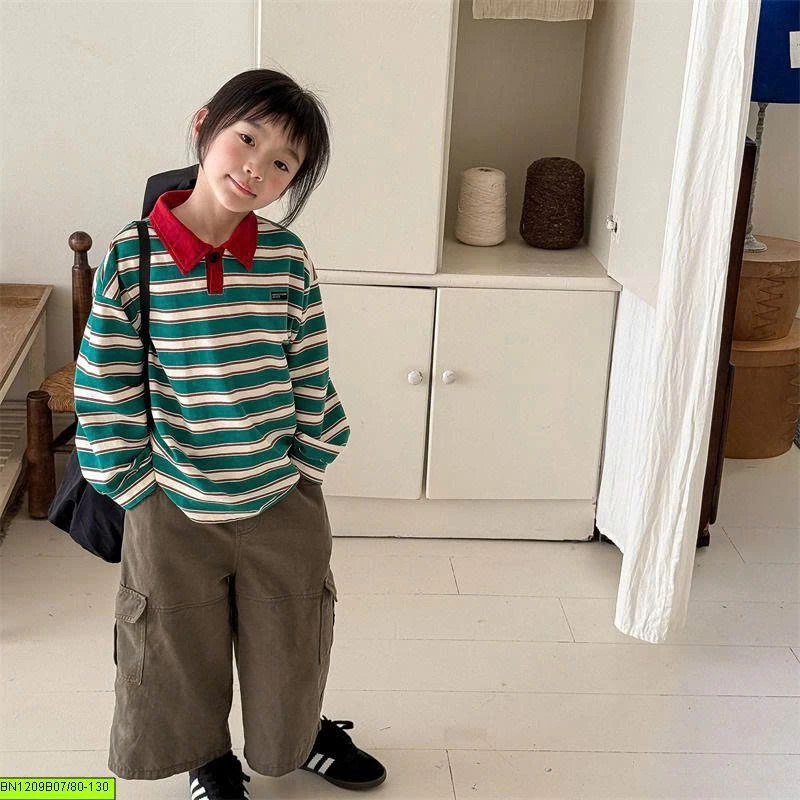 ÁO POLO KẺ NGANG ADBABY