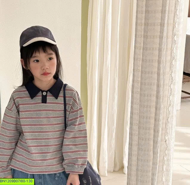 ÁO POLO KẺ NGANG ADBABY
