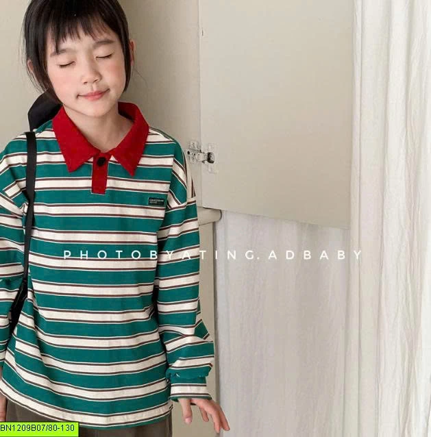 ÁO POLO KẺ NGANG ADBABY