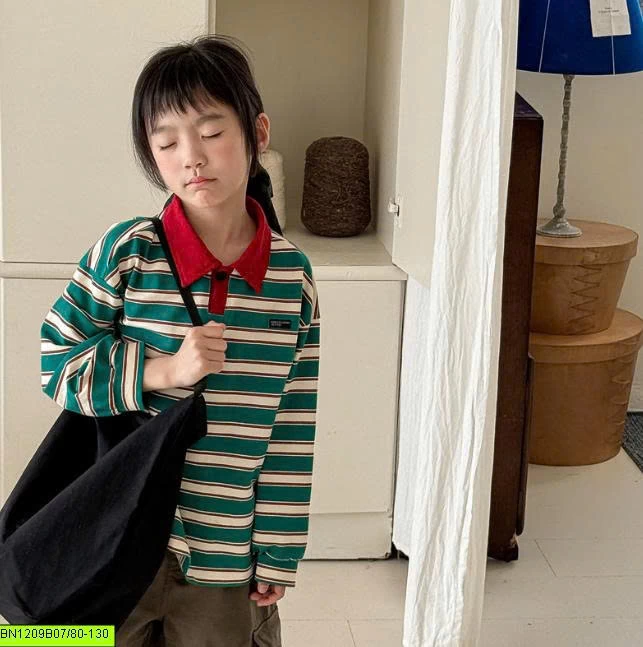 ÁO POLO KẺ NGANG ADBABY