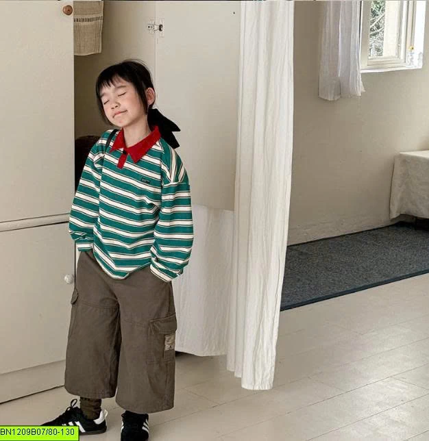 ÁO POLO KẺ NGANG ADBABY