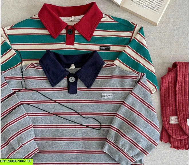 ÁO POLO KẺ NGANG ADBABY