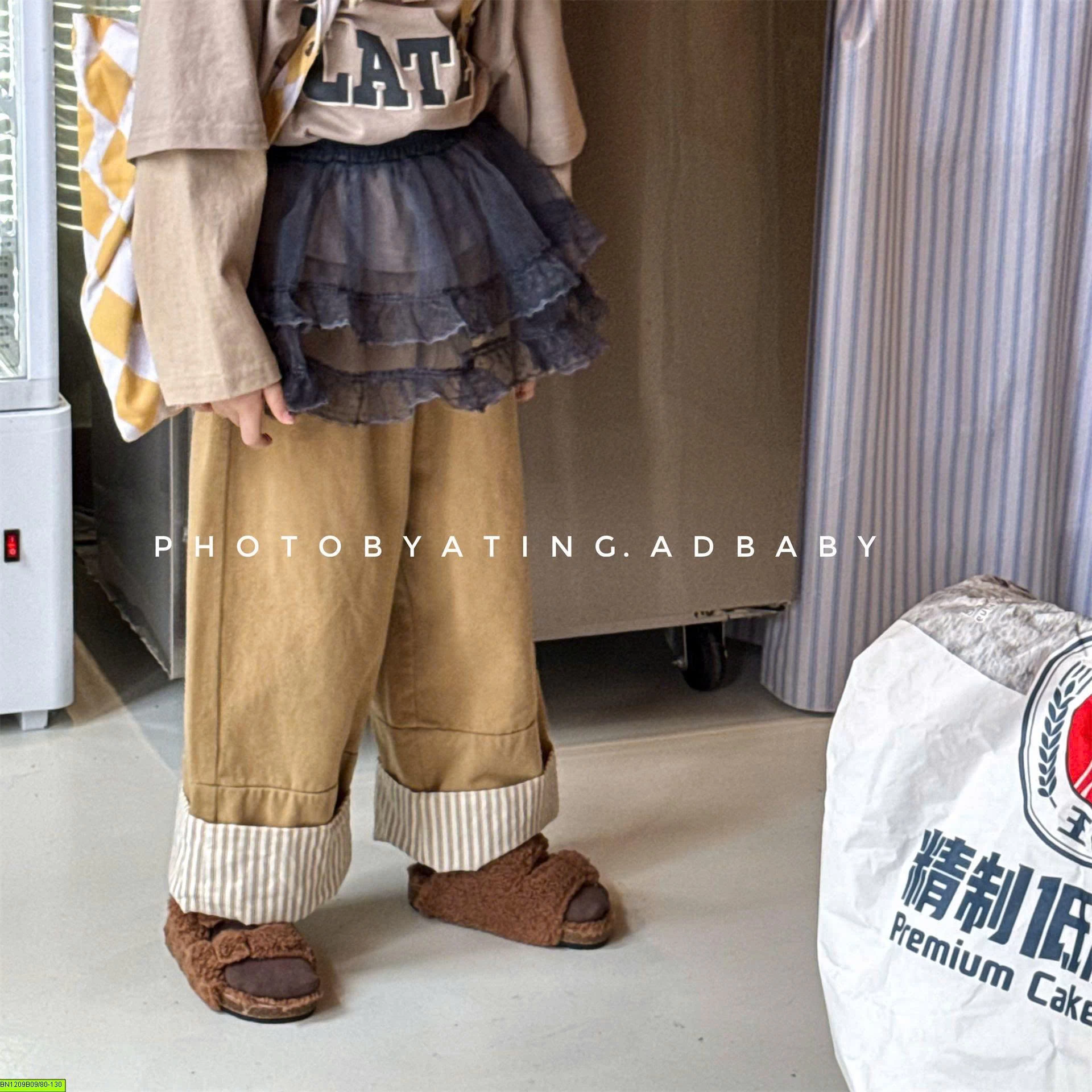 QUẦN SUÔNG GẤP GẤU
