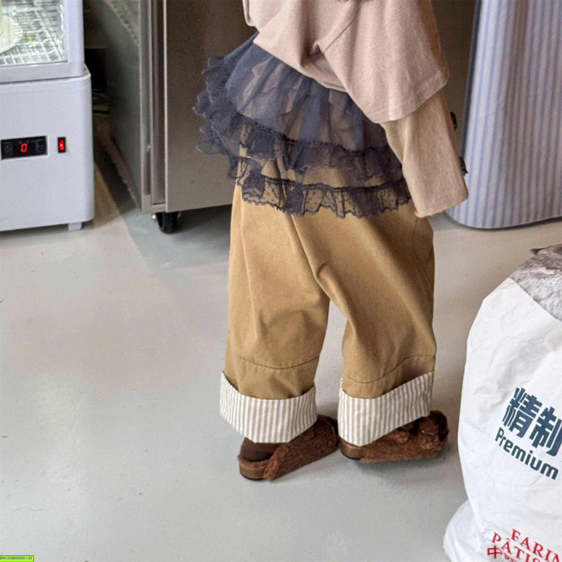 QUẦN SUÔNG GẤP GẤU