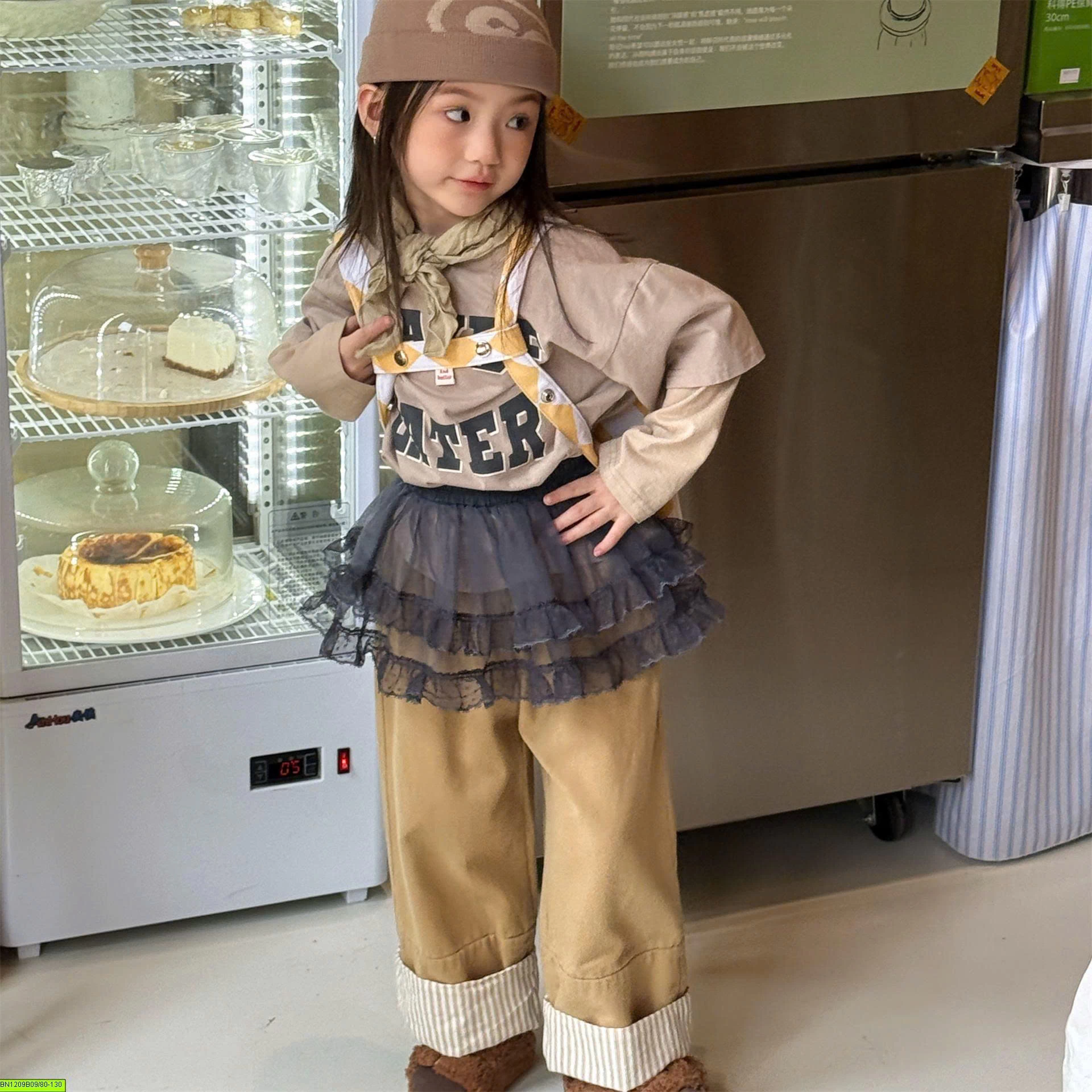 QUẦN SUÔNG GẤP GẤU