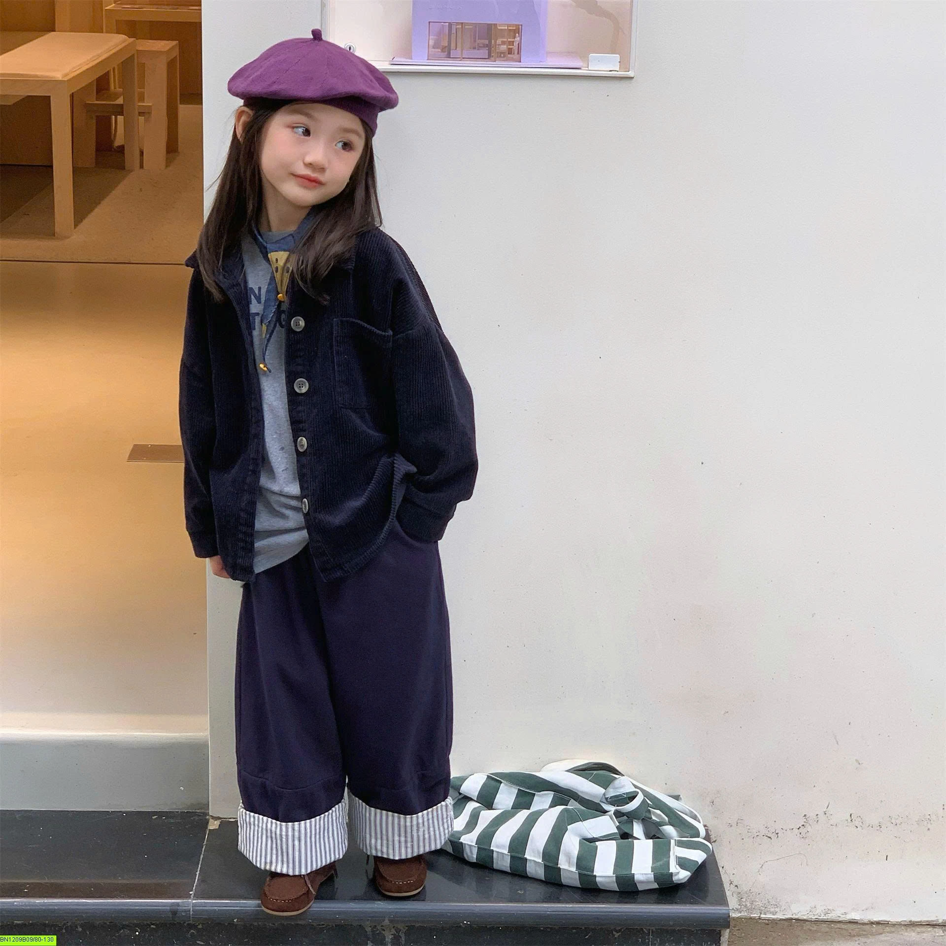 QUẦN SUÔNG GẤP GẤU