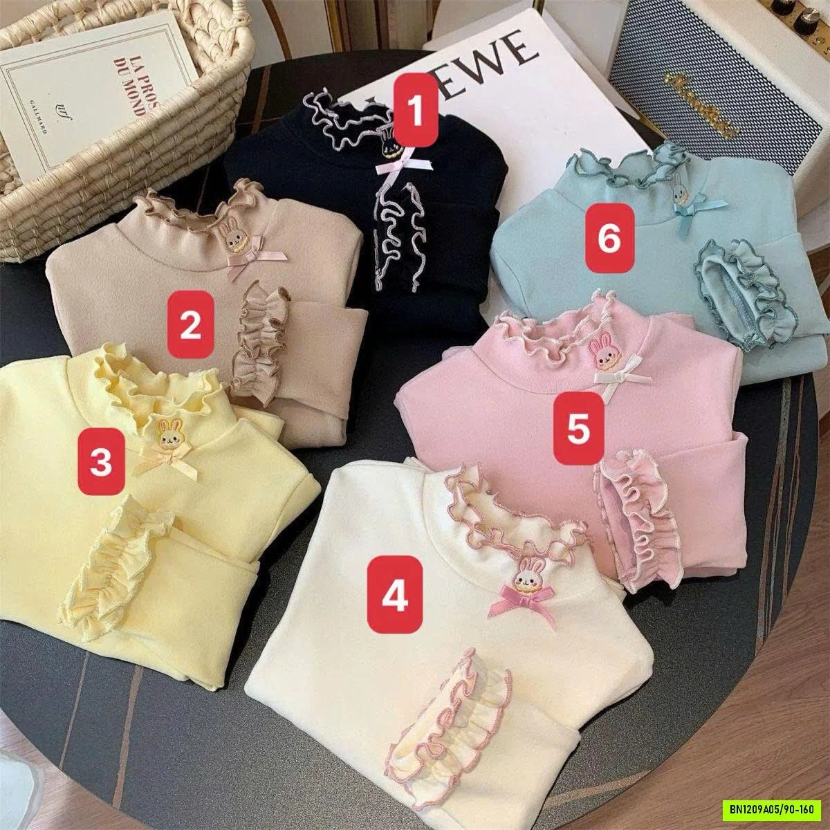 ÁO GIỮ NHIỆT THÊU THỎ BÉ