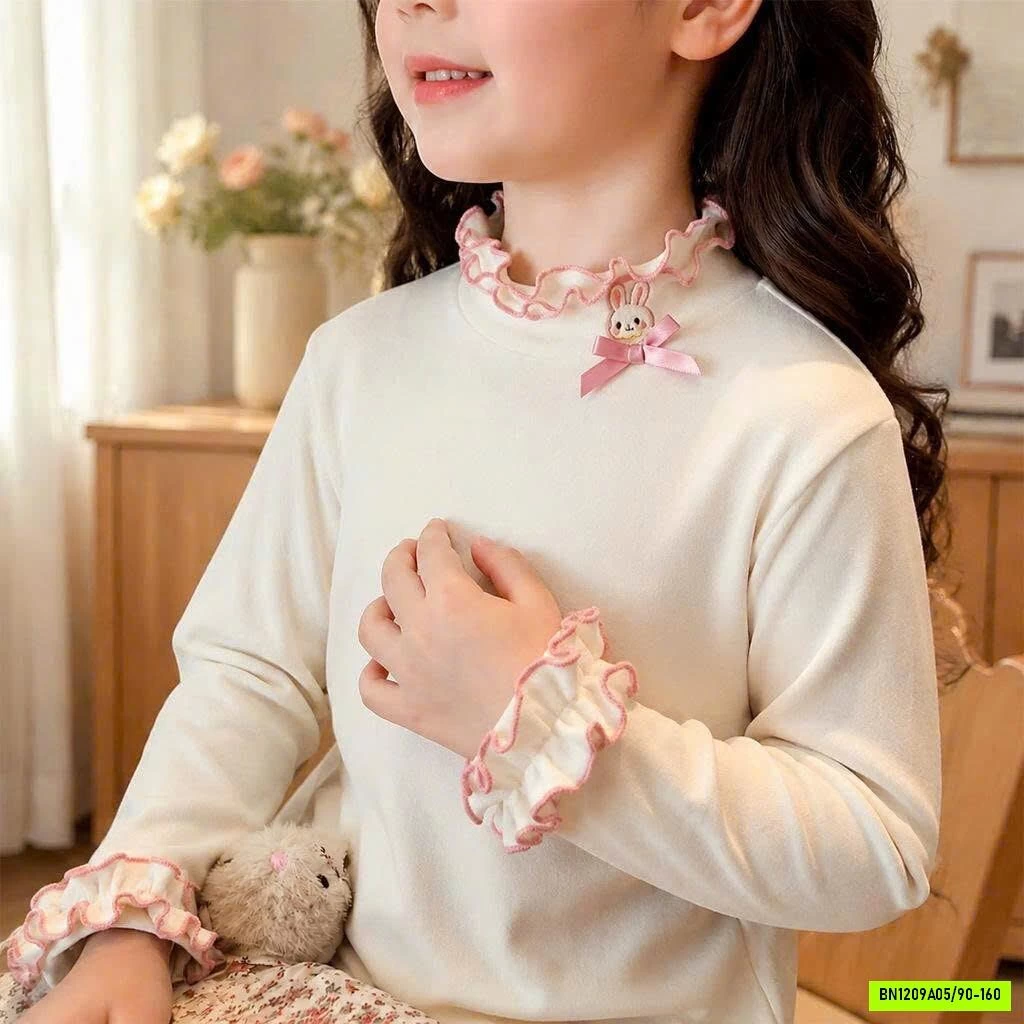 ÁO GIỮ NHIỆT THÊU THỎ BÉ