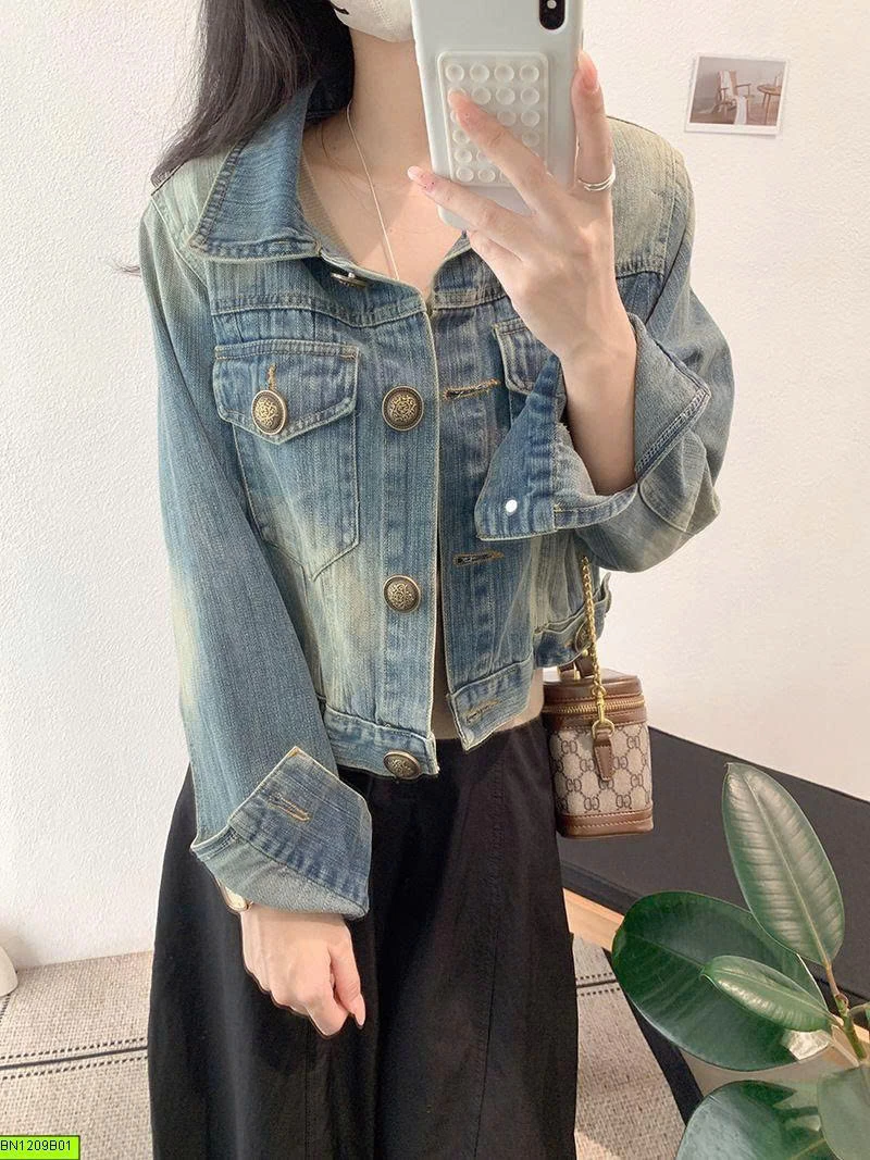 ÁO KHOÁC JEAN THỜI TRANG NỮ