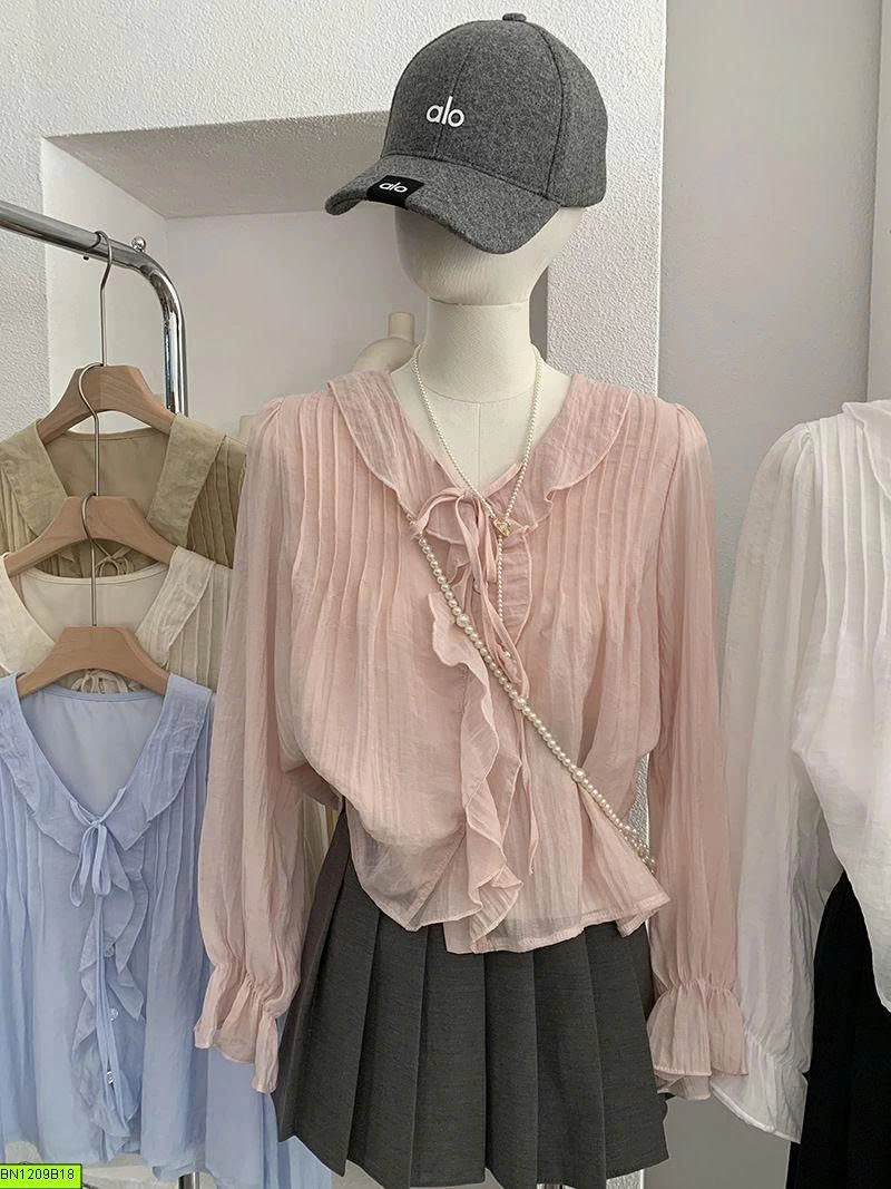 ÁO SƠ MI BÁNH BÈO CHO MẸ
