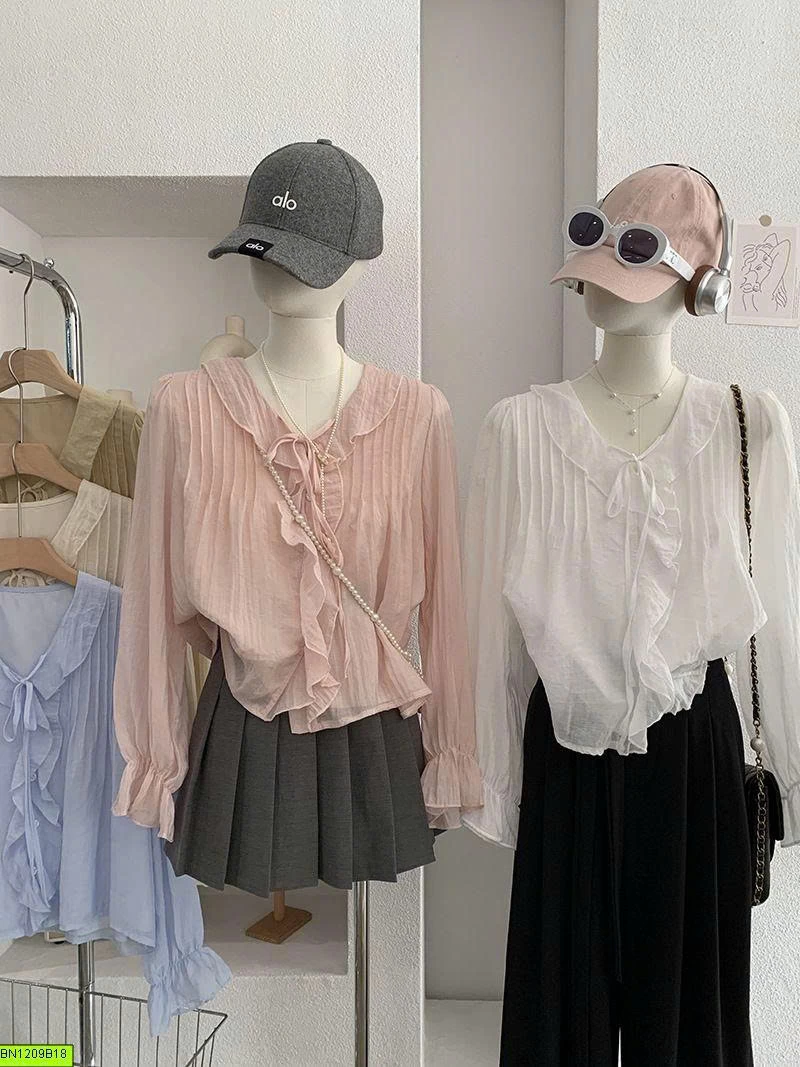 ÁO SƠ MI BÁNH BÈO CHO MẸ