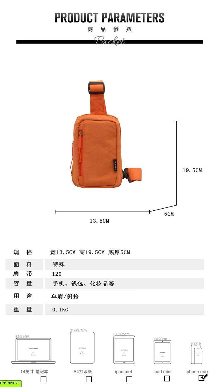 TÚI ĐEO CHÉO UNISEX