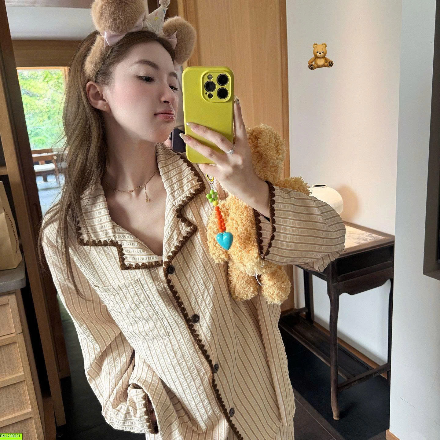 HOMEWEAR THU ĐÔNG NỮ MÀU NÂU VINTAGE