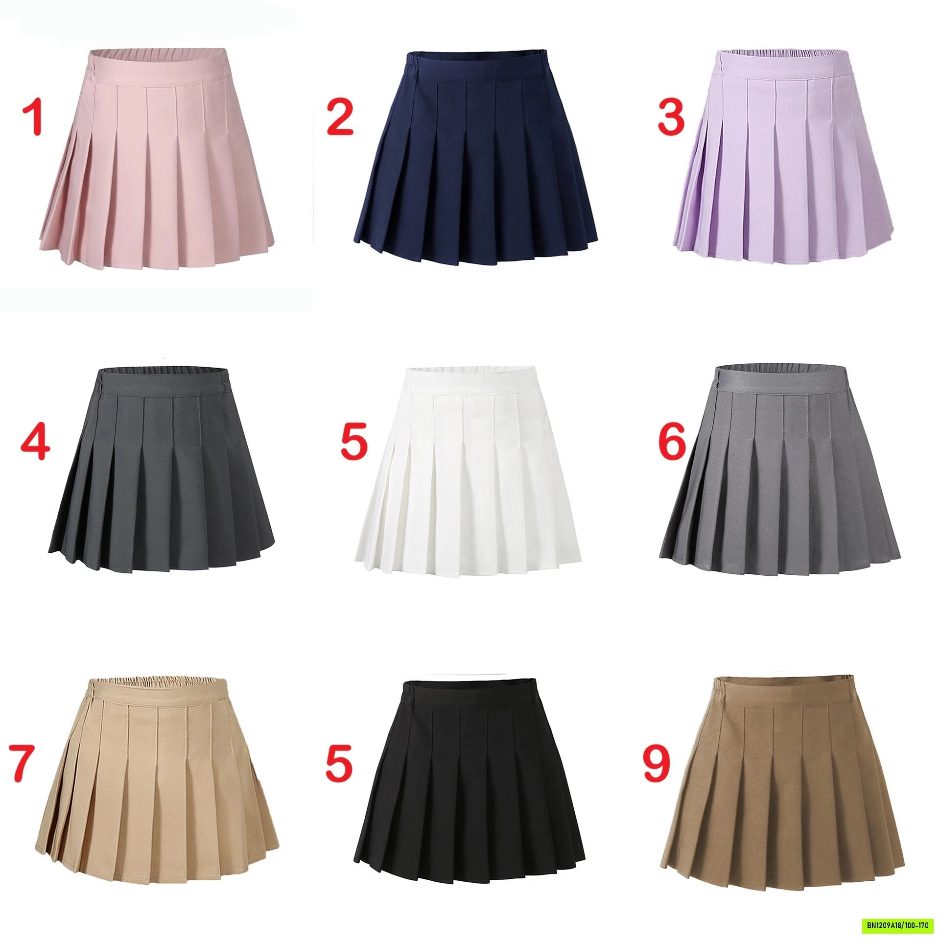 CHÂN VÁY XẾP LY NỮ SINH