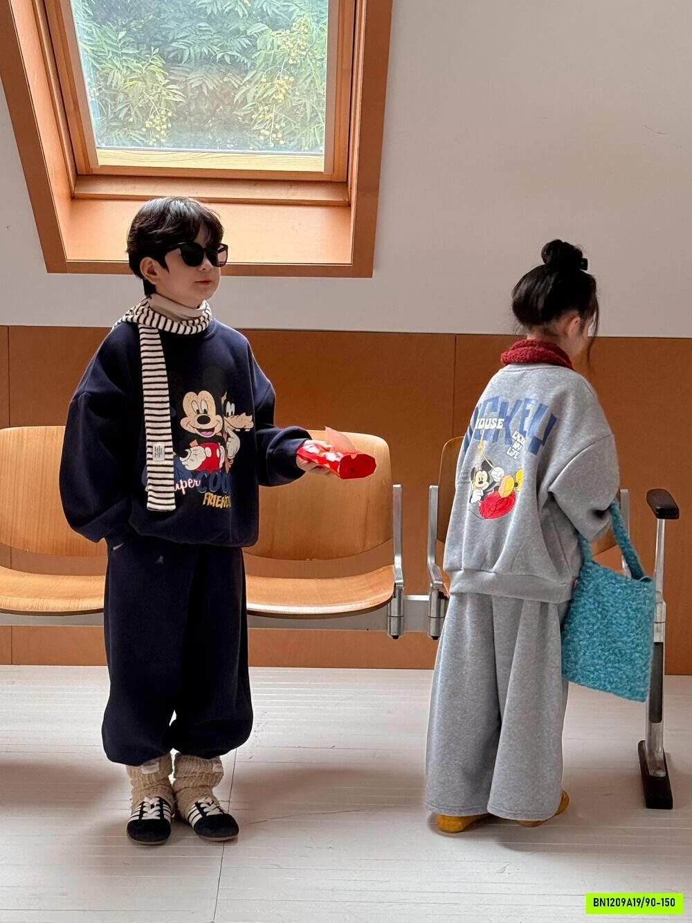 BỘ NỈ LÓT LÔNG MICKEY KUMAI
