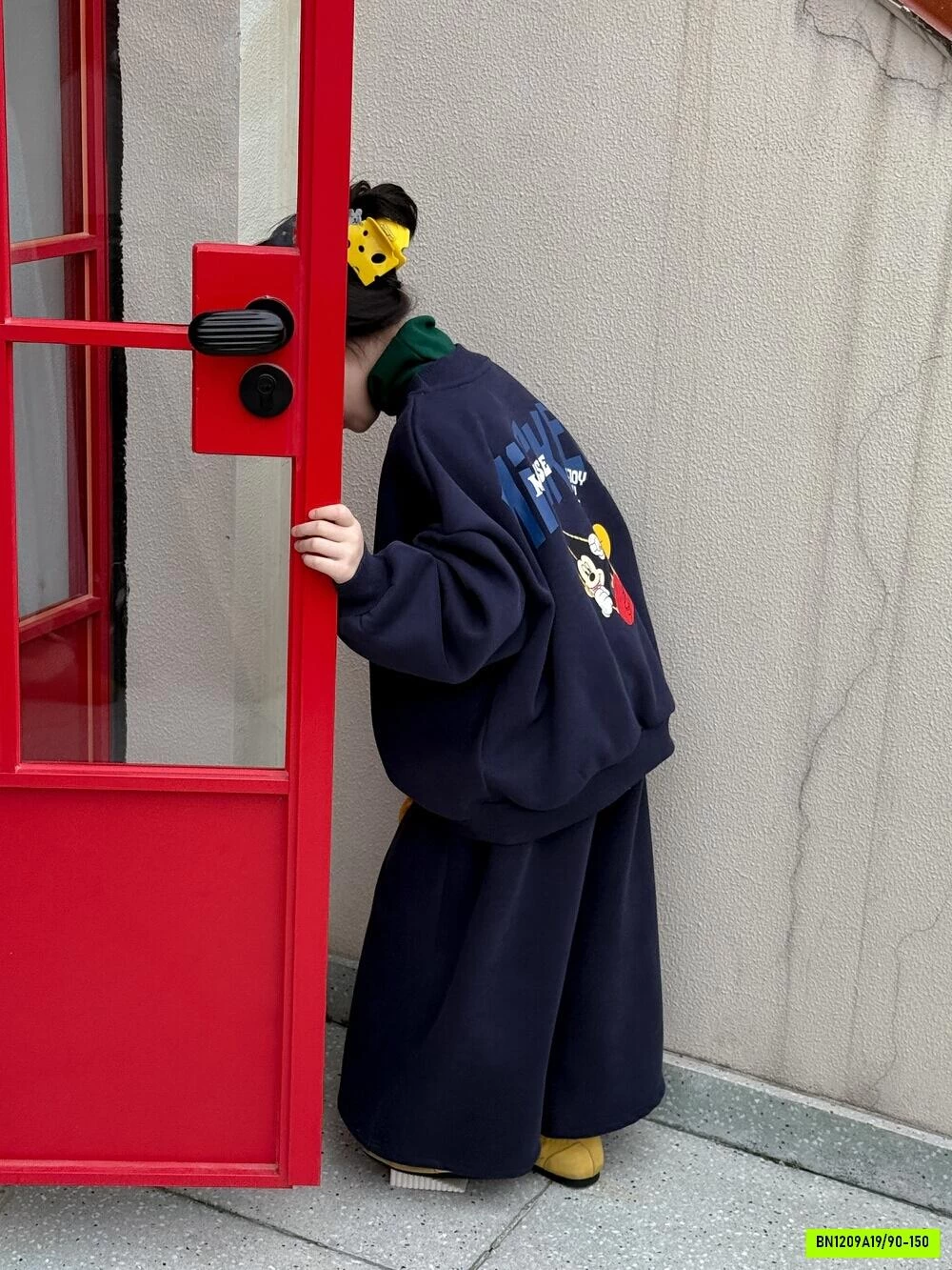 BỘ NỈ LÓT LÔNG MICKEY KUMAI