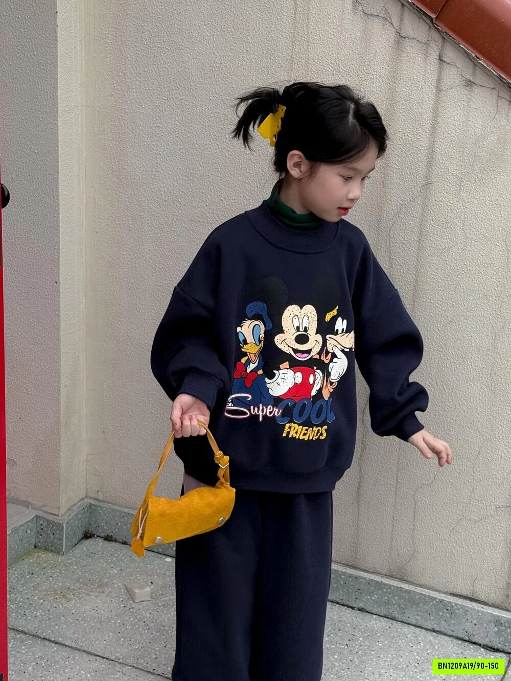 BỘ NỈ LÓT LÔNG MICKEY KUMAI