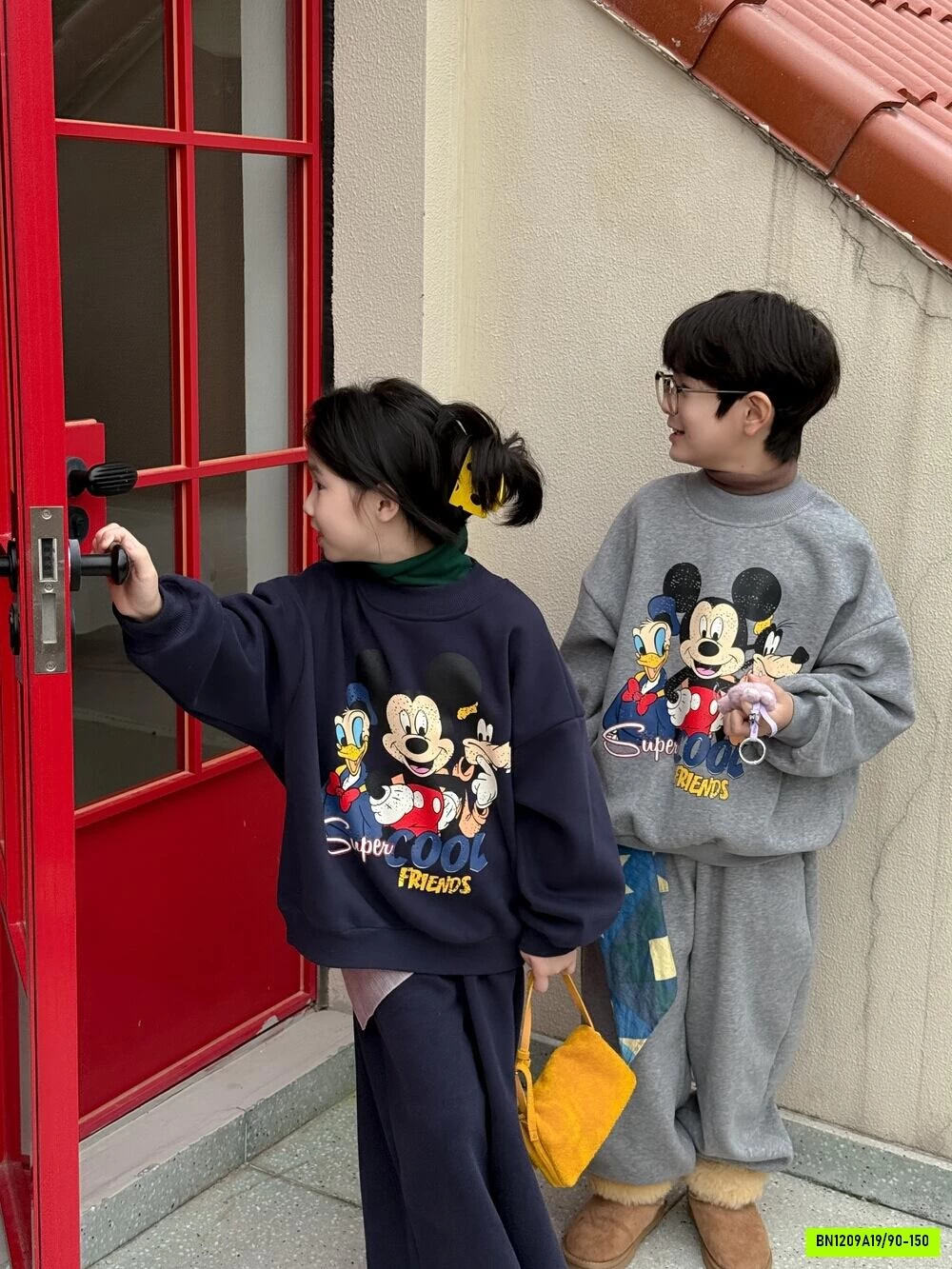 BỘ NỈ LÓT LÔNG MICKEY KUMAI