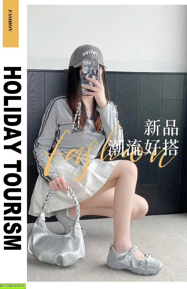 GIÀY BÚP BÊ QUAI CHUN NỮ