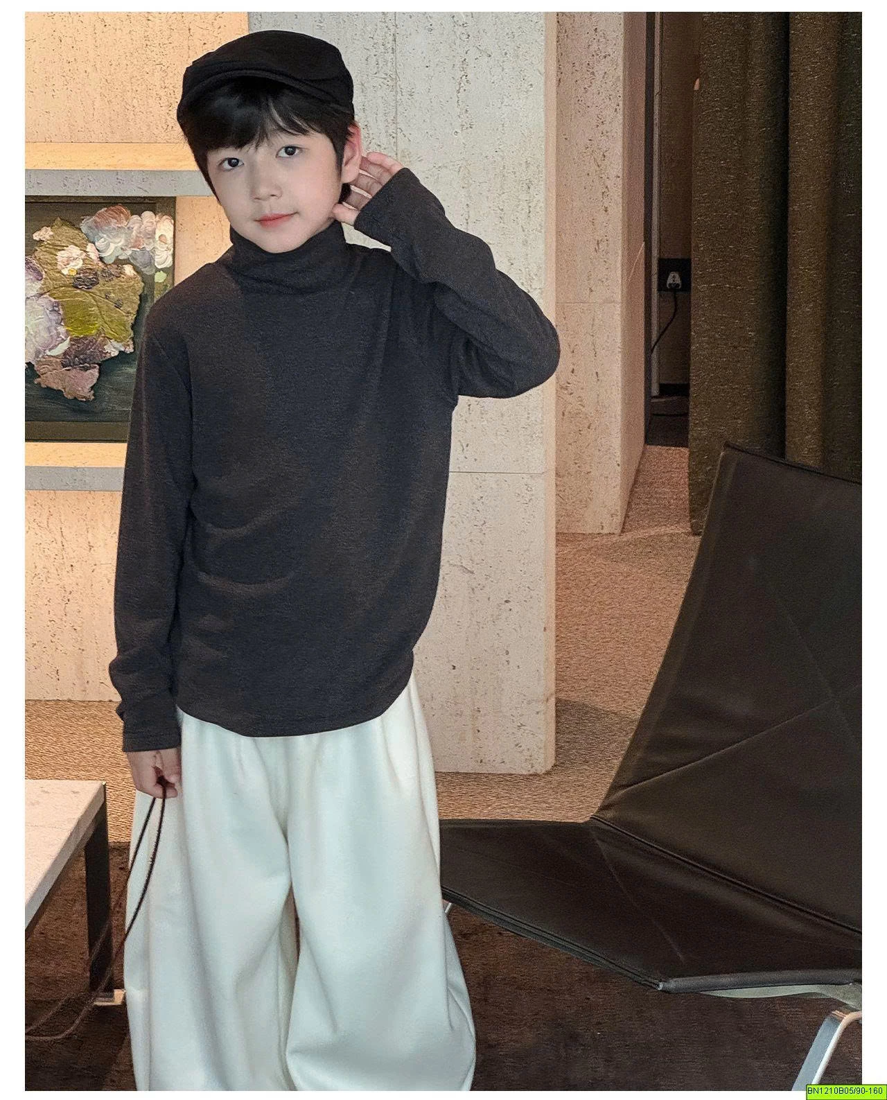 ÁO THUN GIỮ NHIỆT LÓT LÔNG CỔ CAO AOAOKIDS