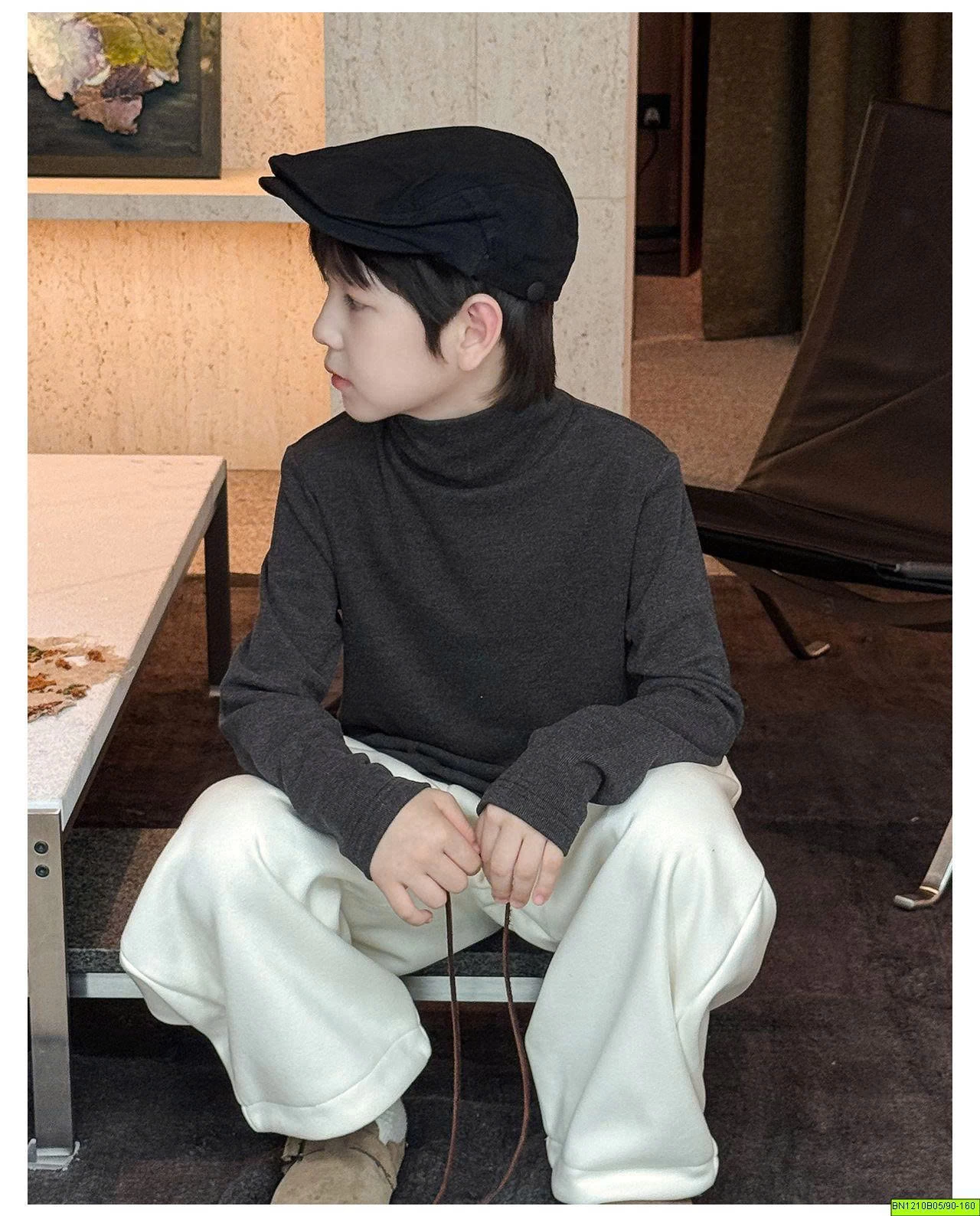 ÁO THUN GIỮ NHIỆT LÓT LÔNG CỔ CAO AOAOKIDS