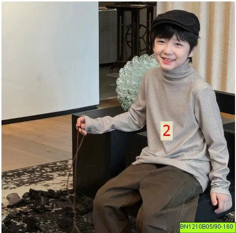 ÁO THUN GIỮ NHIỆT LÓT LÔNG CỔ CAO AOAOKIDS