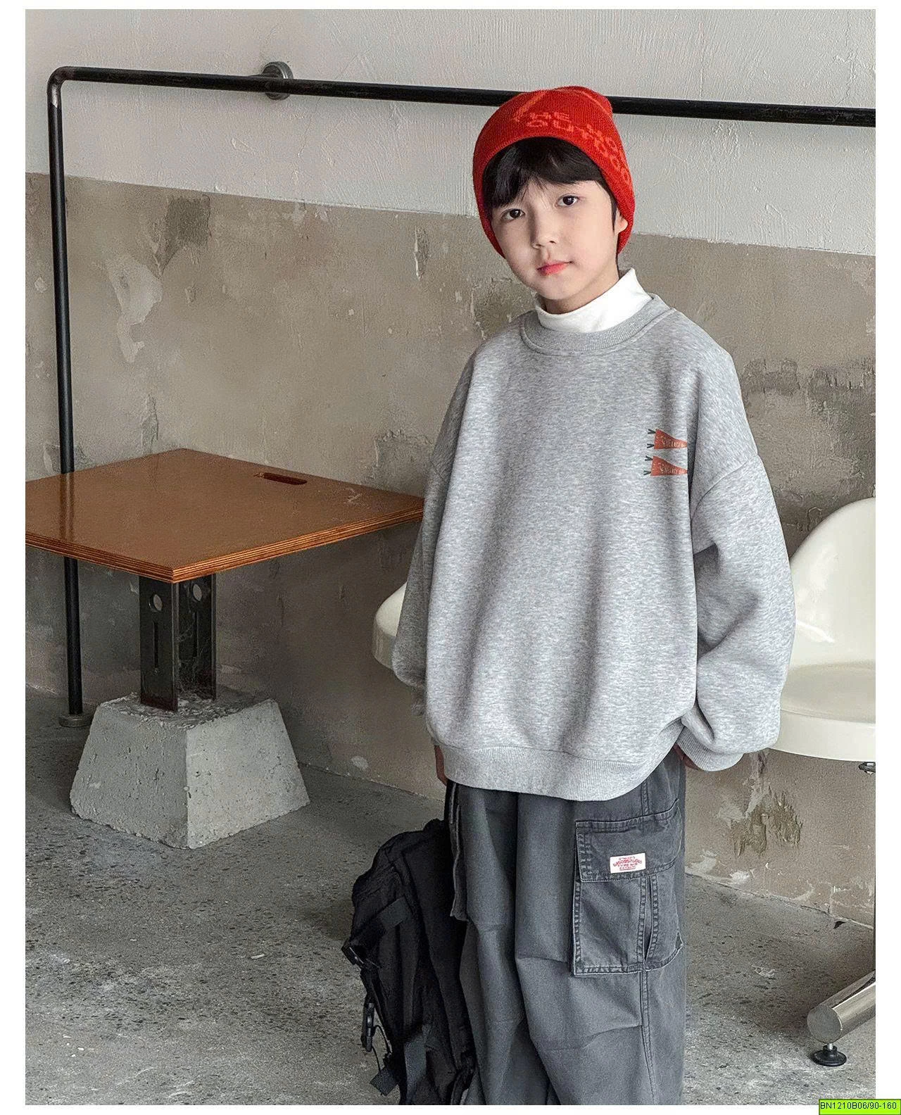 ÁO NỈ CÀ RỐT LÓT LÔNG CỪU AOAOKIDS