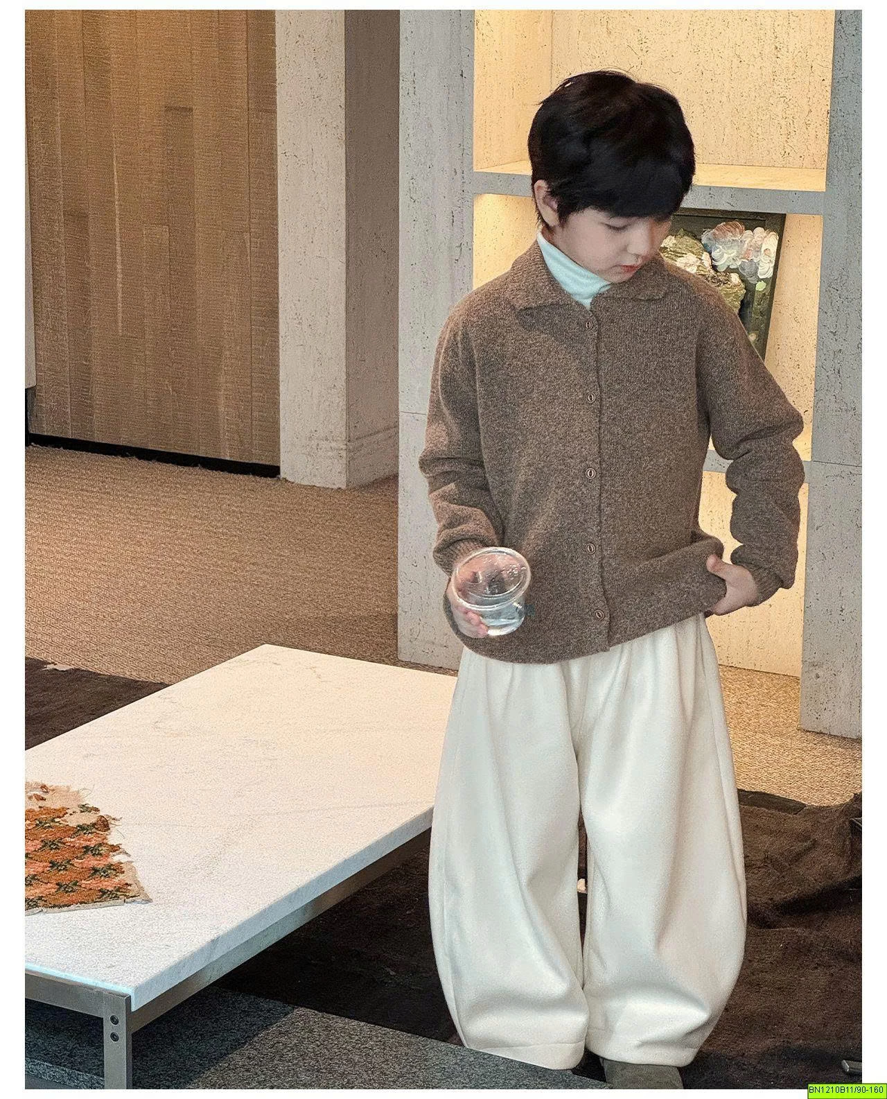 ÁO KHOÁC LEN ĐÓNG CÚC AOAOKIDS