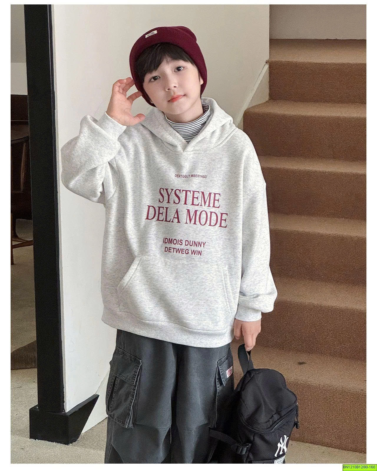 ÁO HOODIE IN CHỮ AOAOKIDS