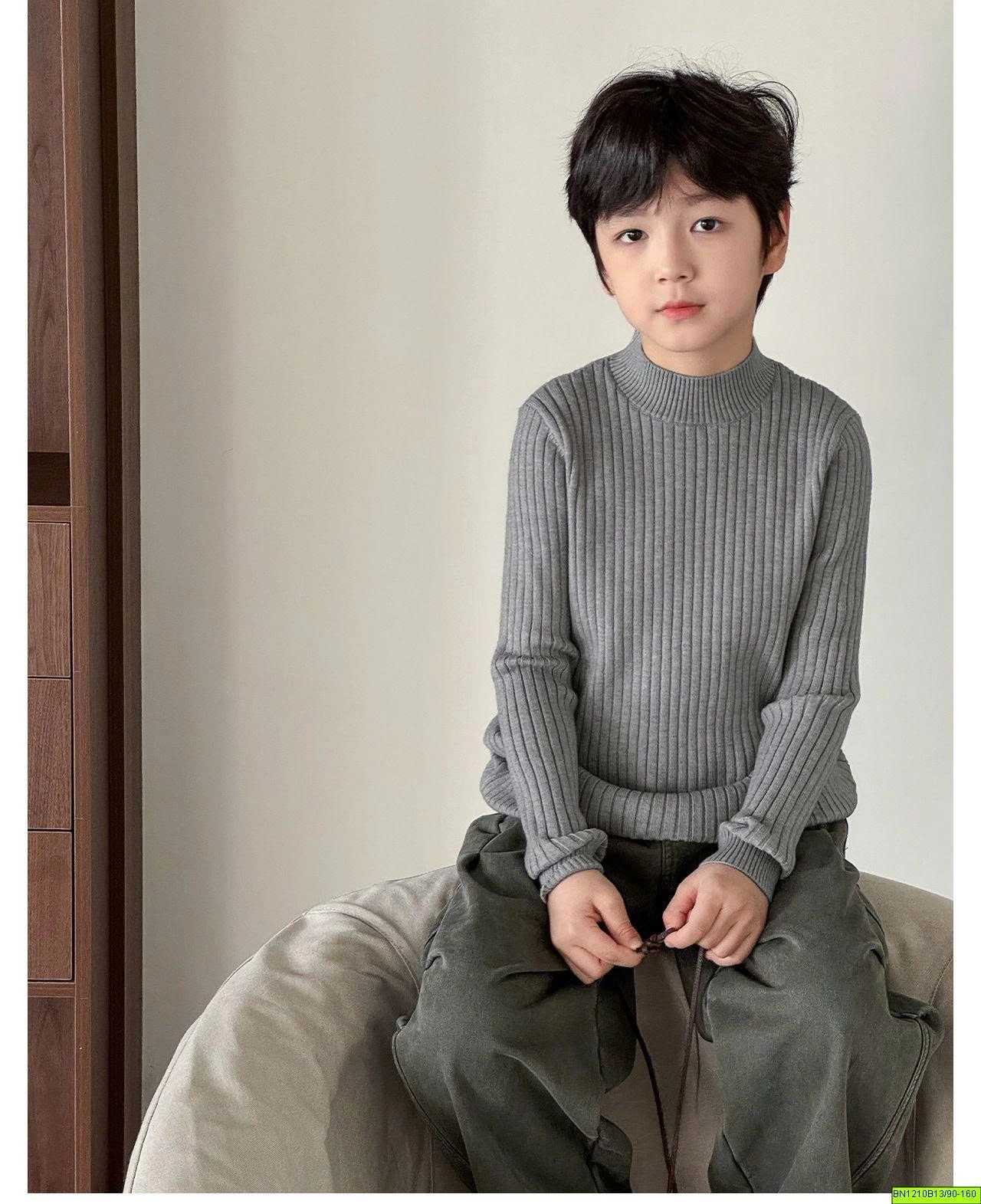 ÁO LEN GÂN CỔ CAO AOAOKIDS