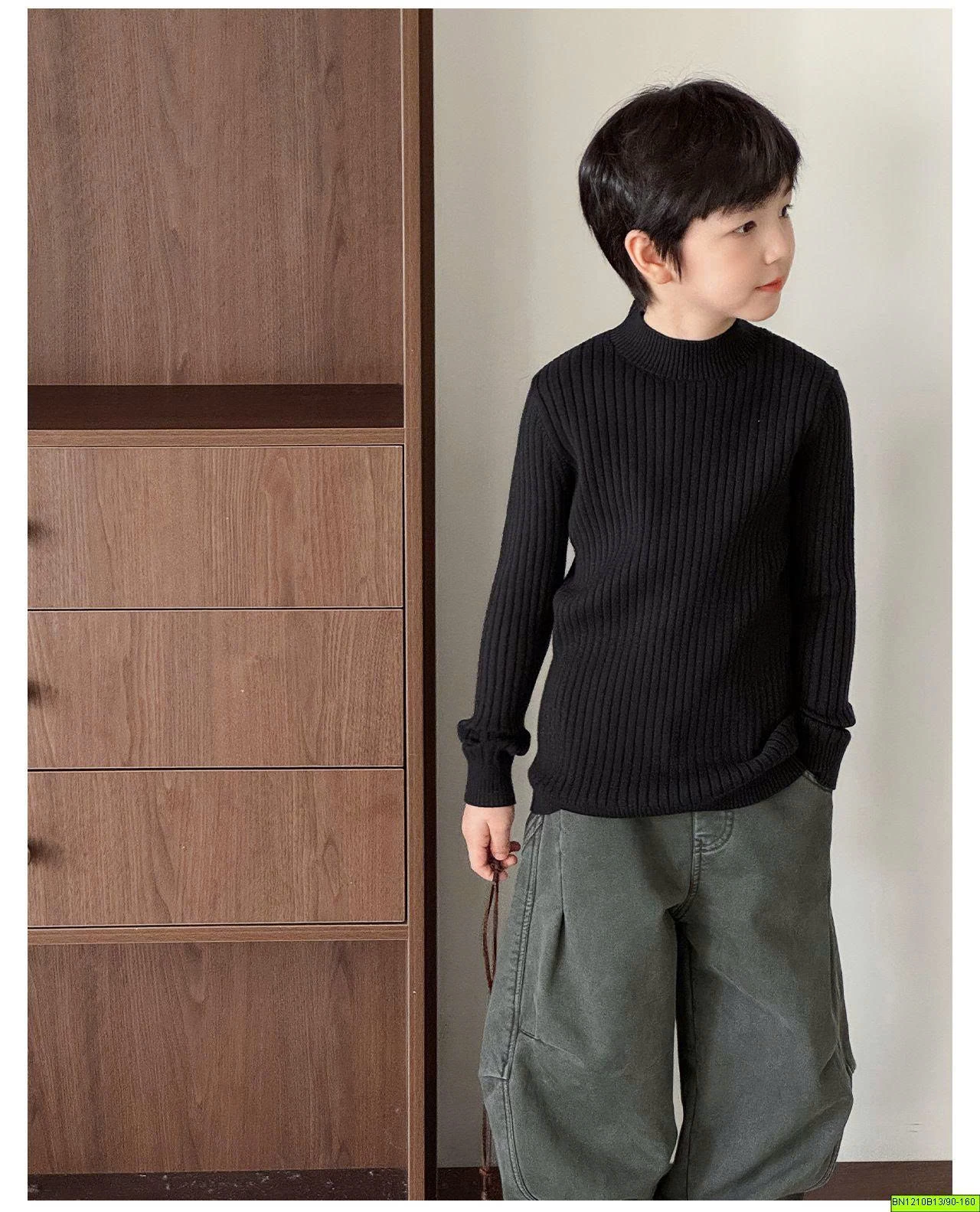 ÁO LEN GÂN CỔ CAO AOAOKIDS