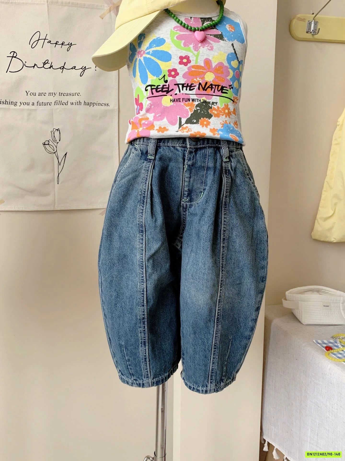 SET ÁO HOA QUẦN JEAN