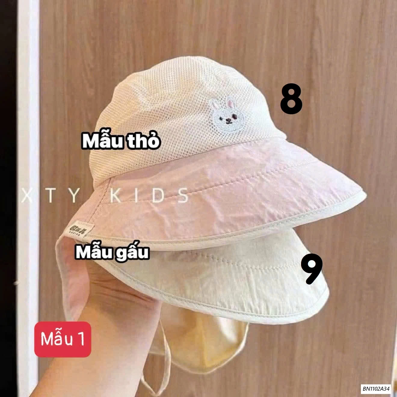 MŨ CHỐNG NẮNG KÈM VẠT CHE GÁY