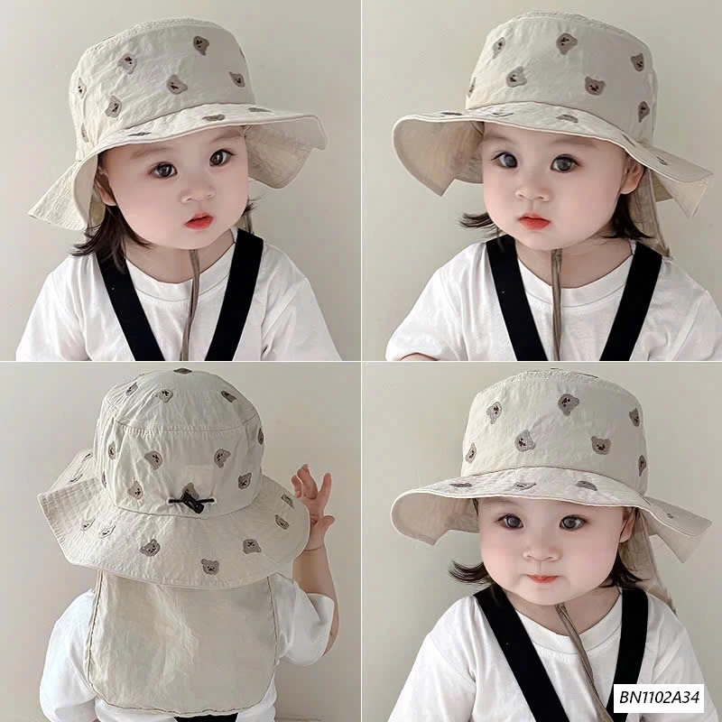 MŨ CHỐNG NẮNG KÈM VẠT CHE GÁY