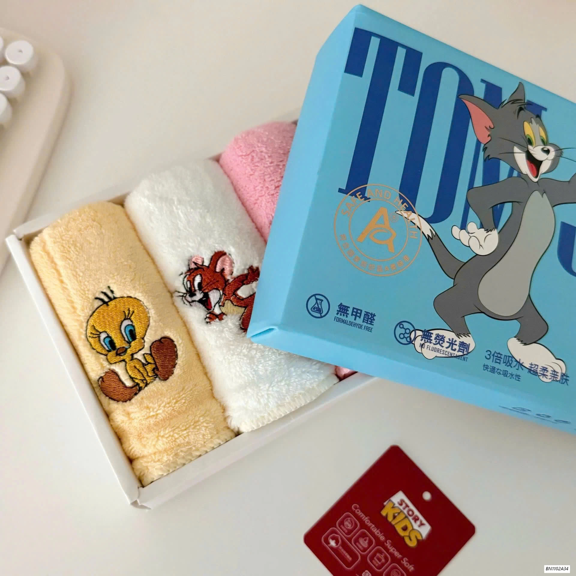 SÉT 5 KHĂN MẶT SIÊU MỀM CHO BÉ