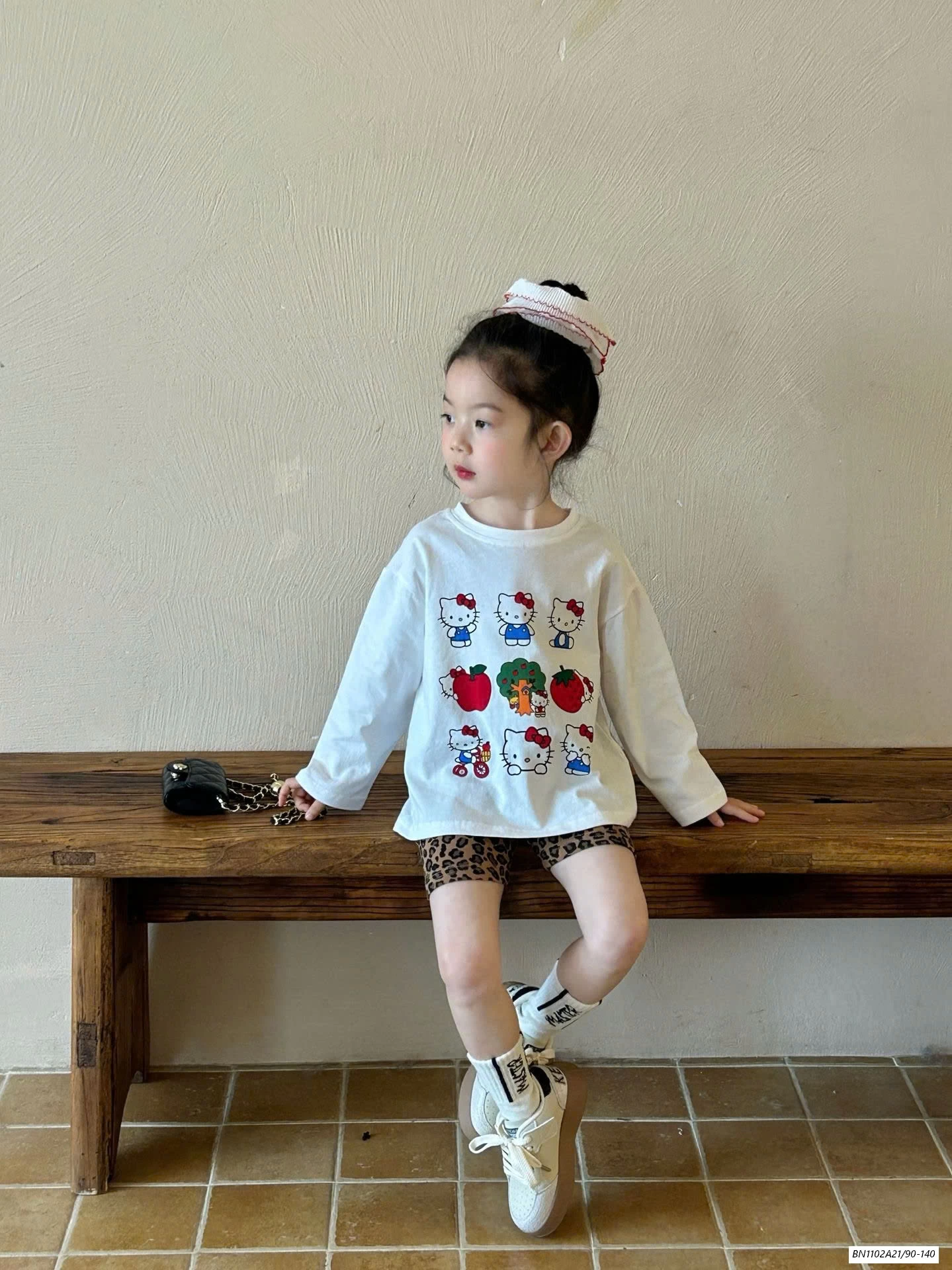 ÁO KITTY MIX LEGGING BEO