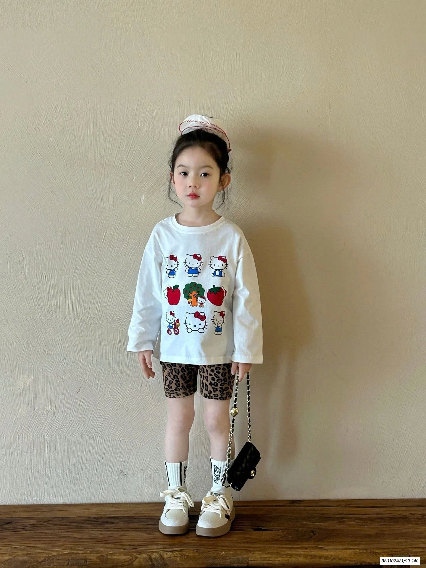 ÁO KITTY MIX LEGGING BEO