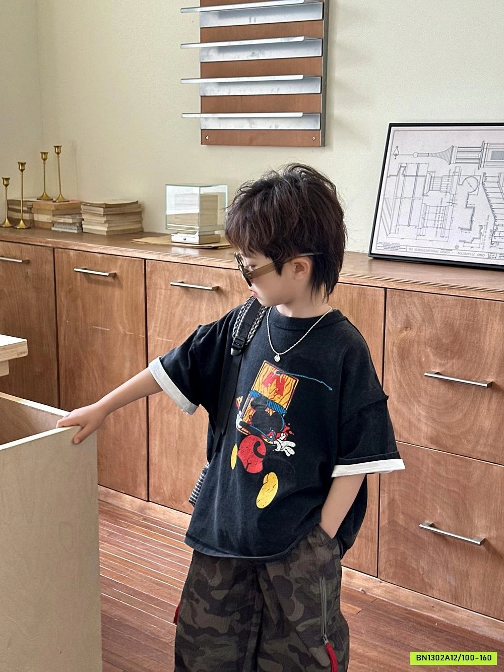 ÁO THUN ĐEN CÁ TÍNH AFTE