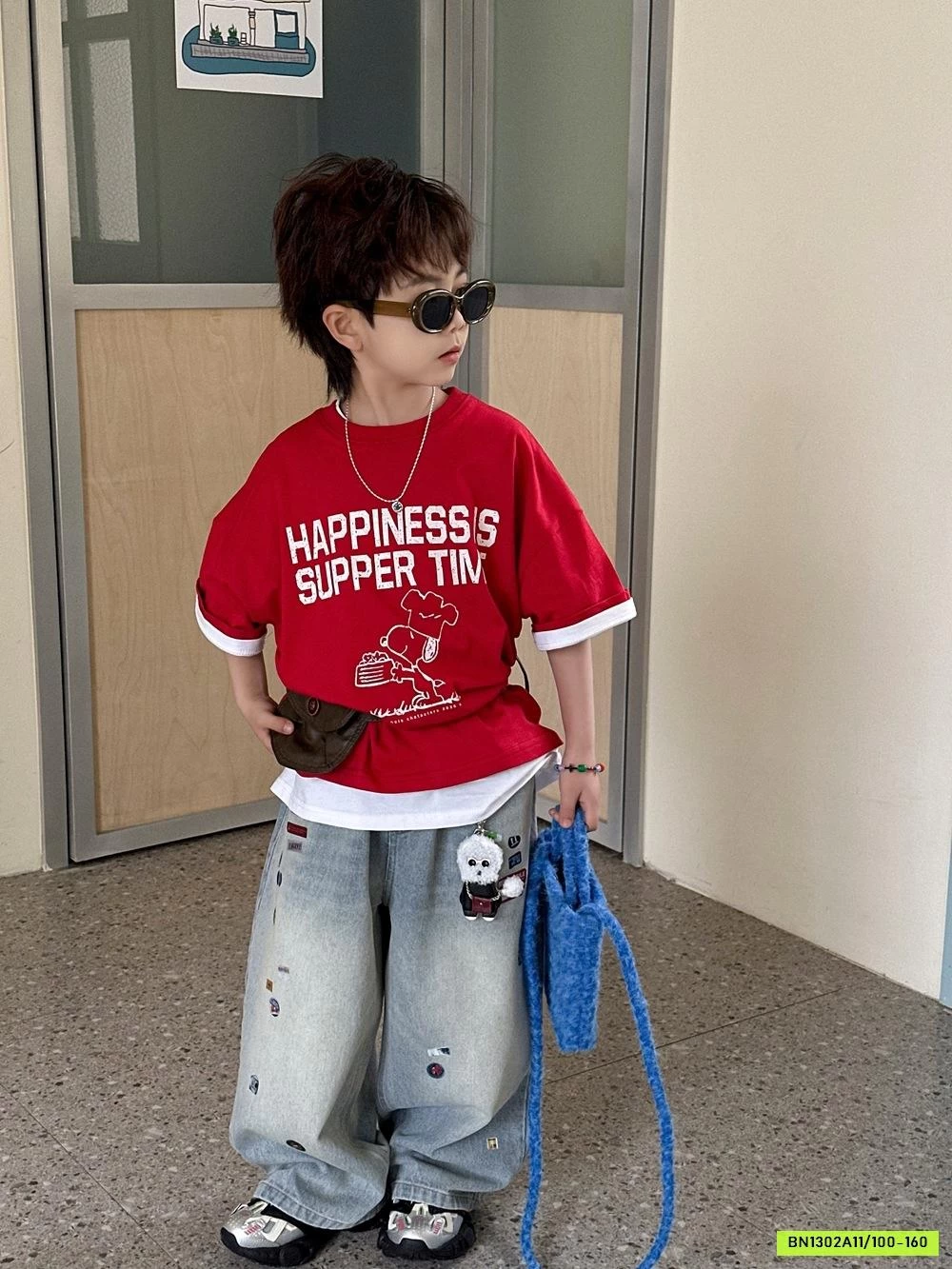 JEANS SUÔNG THÊU CÁ TÍNH AFTE