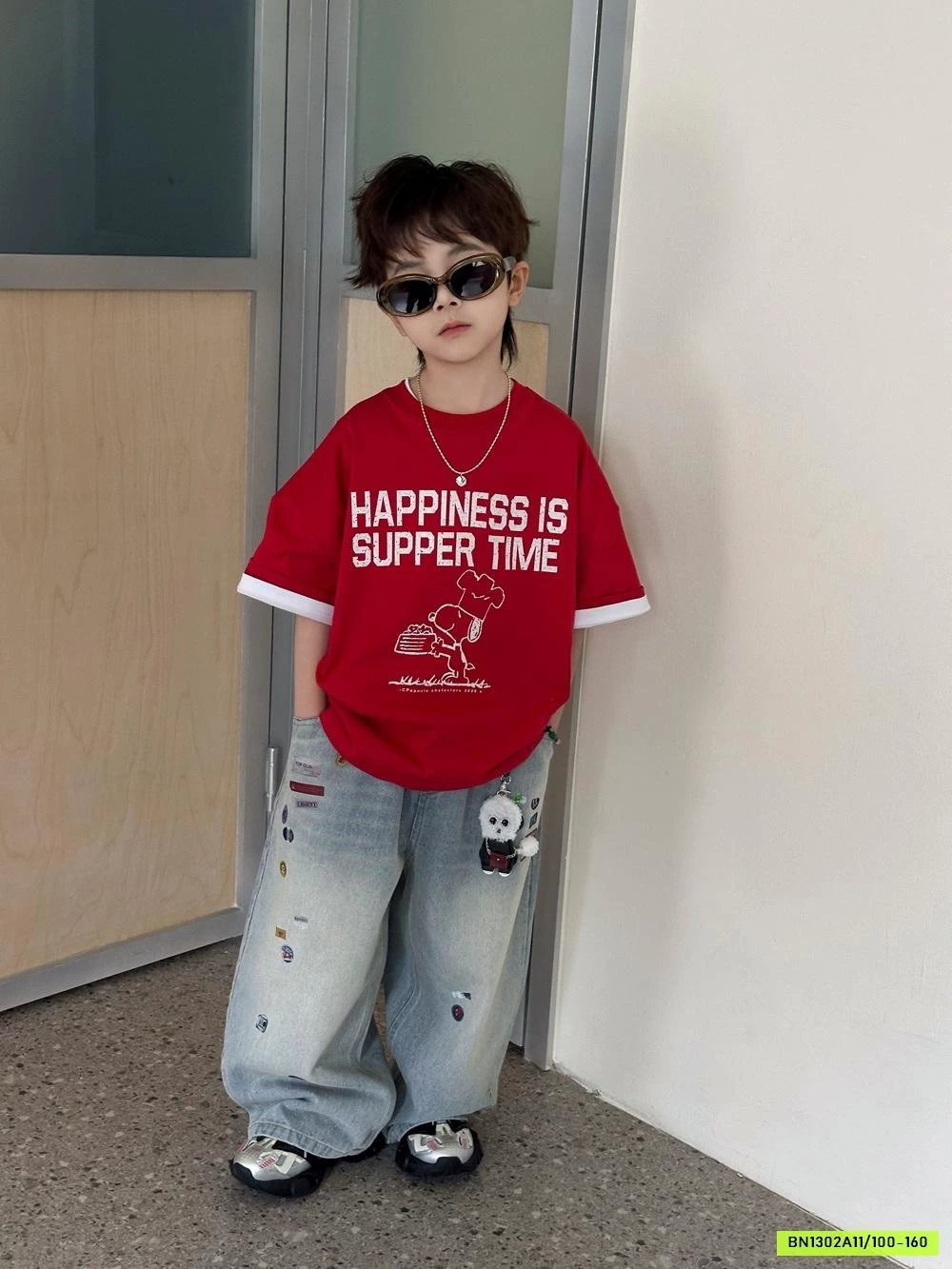 JEANS SUÔNG THÊU CÁ TÍNH AFTE